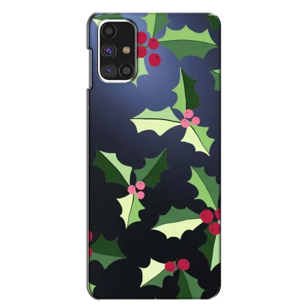 Чохол з принтом «Різдвяний фон» для Samsung Galaxy M31s