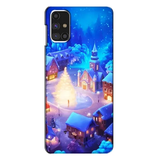 Чехол с принтом «Рождественский город» для Samsung Galaxy M31s