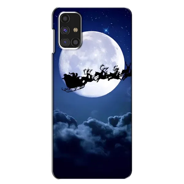 Чехол с принтом «Санта - луна» для Samsung Galaxy M31s Чехол с принтом «Санта - луна» для Samsung Galaxy M31s