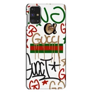 Бренднові Чохли для Samsung Galaxy M31s - (PREMIUMPrint) (Стиль GUUCI)