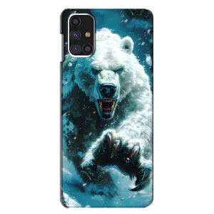 Чехол с картинкой «Хищники» для Samsung Galaxy M31s (Полярный медведь)