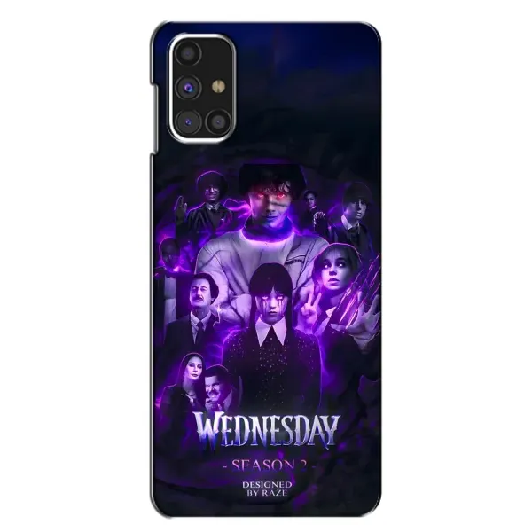 Чехол с принтом «Фиолетовая магия Уэнздей» для Samsung Galaxy M31s