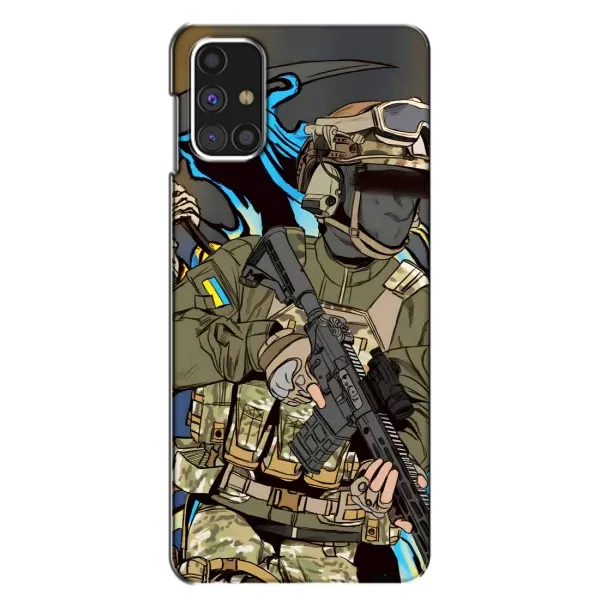 Чохол з принтом «Воїн ЗСУ» для Samsung Galaxy M31s Чохол з принтом «Воїн ЗСУ» для Samsung Galaxy M31s