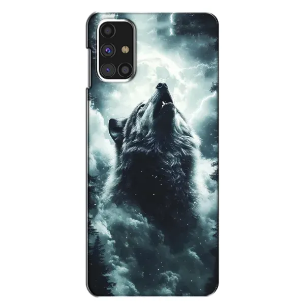Чехол с принтом «Волк в облаках» для Samsung Galaxy M31s