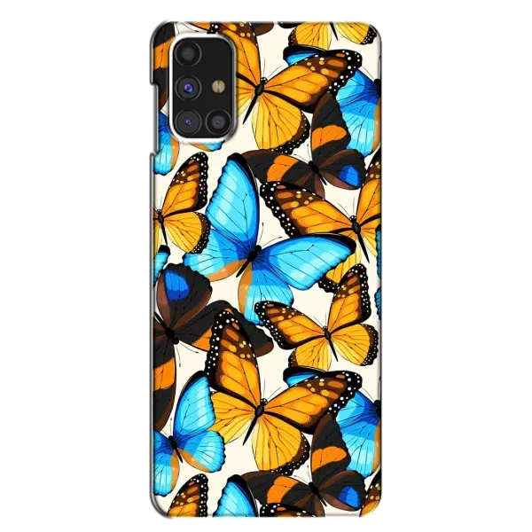 Чохол з принтом «Яскраві метелики» для Samsung Galaxy M31s