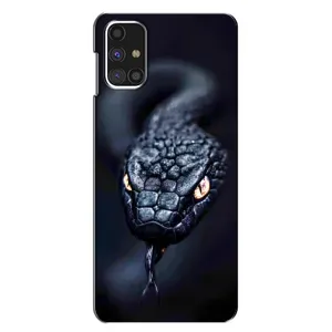 Чехол с картинкой «Хищники» для Samsung Galaxy M31s (Черная змея)