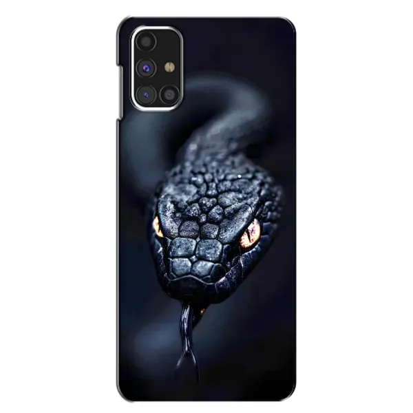 Чехол с принтом «Черная змея» для Samsung Galaxy M31s