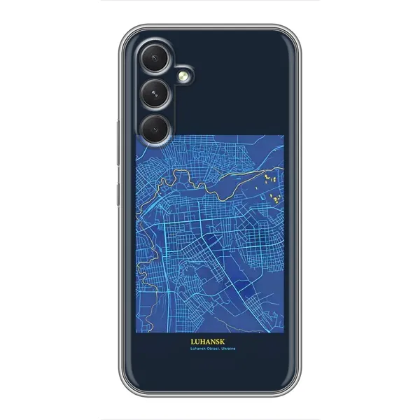 Чохол з принтом «Луганськ» для Samsung Galaxy M32 5g