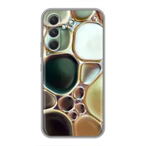 Мраморний чехол на Samsung Galaxy M32 5g (VPrint) (Радужний Мрамор)