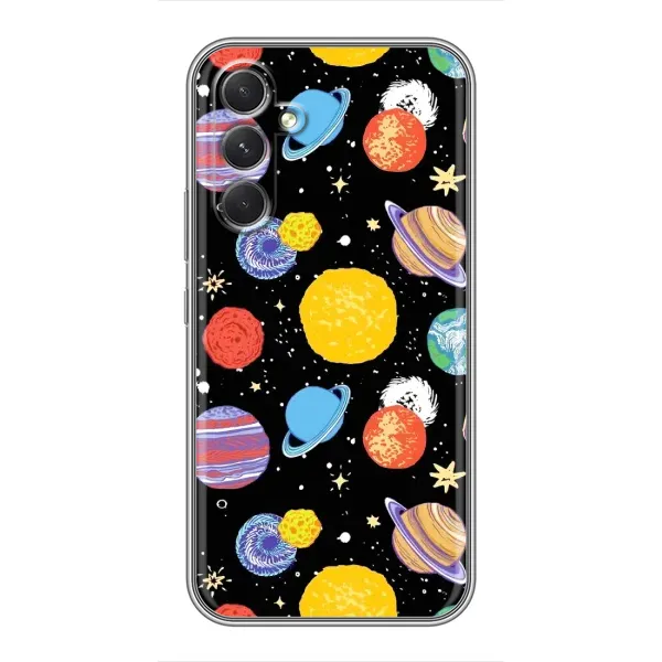 Чехол с принтом «Рисованные планеты» для Samsung Galaxy M32 5g