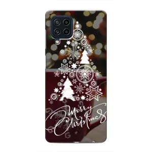 Рождественские Чехлы для Samsung Galaxy M32 (VPrint) (Елочка узорная)