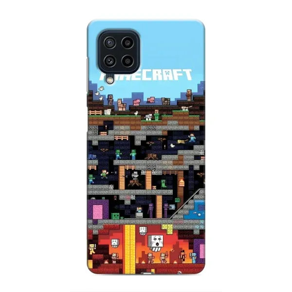 Чехол с принтом «фон Minecraft» для Samsung Galaxy M32 Чехол с принтом «фон Minecraft» для Samsung Galaxy M32