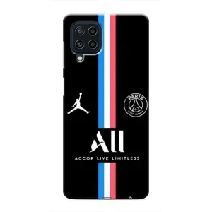 Чохли PSG для Samsung Galaxy M32 (AlphaPrint) (футболка ПСЖ)