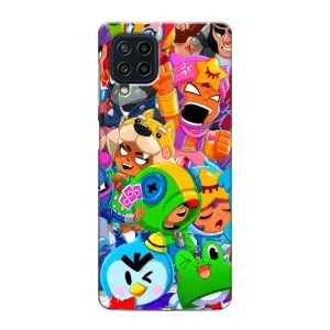 Чехол для Samsung Galaxy M32 Бравл Старс (VPrint) (Герої Бравл Старс)