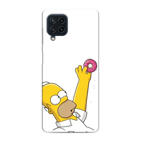Чохол з принтом «Гомер з пончиком» для Samsung Galaxy M32