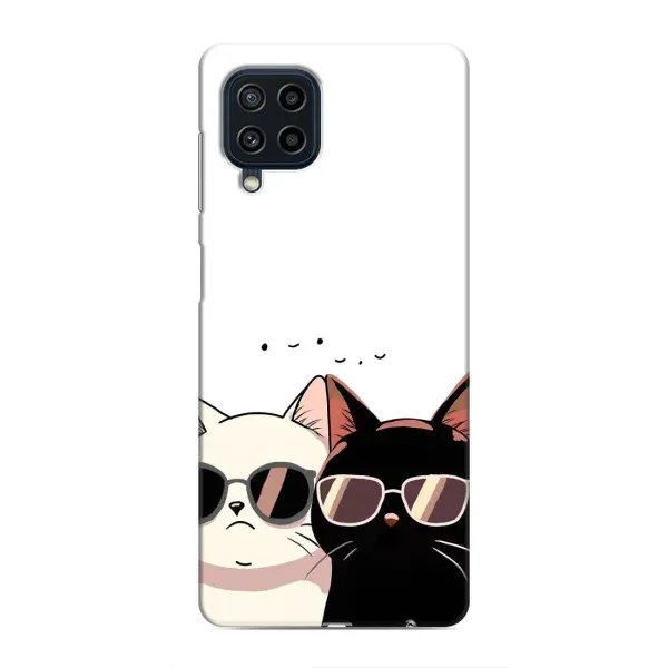 Чехол с принтом «Коты в очках» для Samsung Galaxy M32 Чехол с принтом «Коты в очках» для Samsung Galaxy M32