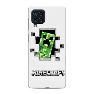Чохол Майнкрафт на Samsung Galaxy M32 (AlphaPrint) Minecraft (кріпер Майнкрафт)