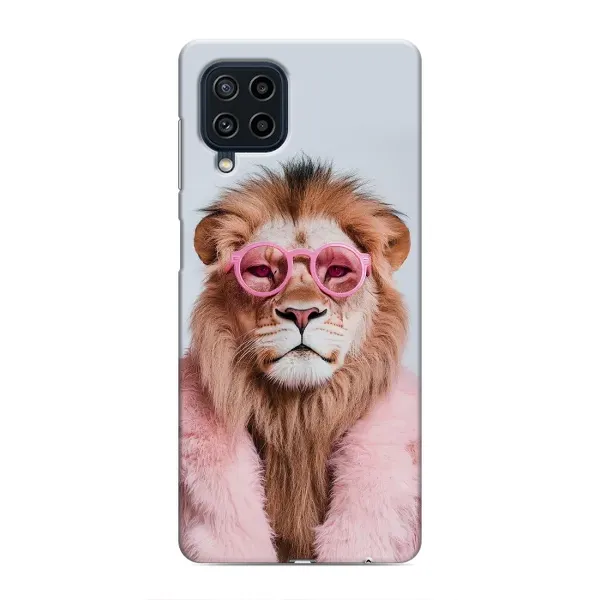 Чехол с принтом «Лев в очках» для Samsung Galaxy M32