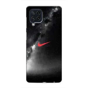 Чохол для Samsung Galaxy M32 - з принтом Найк (AlphaPrint) (Найк червоний)