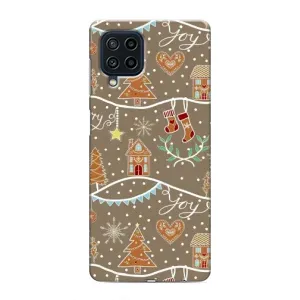 Новорічні, Святкові Чохли для Samsung Galaxy M32 - 2024 год (Новорічні пряники)