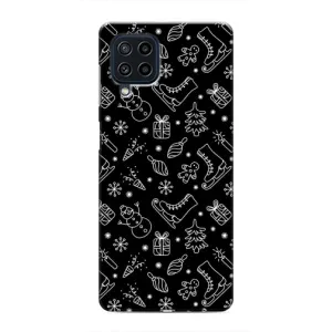 Новорічні, Святкові Чохли для Samsung Galaxy M32 - 2024 год (Новорічний фон)