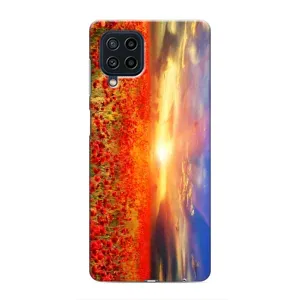 Чохол з картинкою (Стильні) Самсунг Галаксi М32 - (AlphaPrint) (Поле тюльпанів)