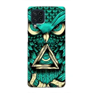 Чохол з пташками на Samsung Galaxy M32 (VPrint) (Сова з оком)
