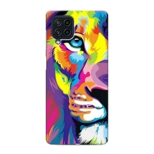 Чохол з картинкою ЛЕВ для Samsung Galaxy M32 (VPrint) (Яскравий Лев)