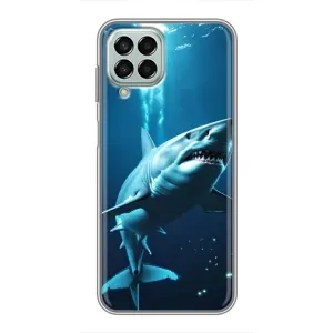 Чехол с картинкой «Хищники» для Samsung Galaxy M33 (5G) (M336B) (Акула под водой)