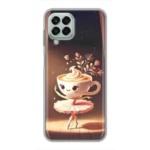 Чехол с мемом Тралалело тралала на Samsung Galaxy M33 (5G) (M336B) (Балерина капучина)