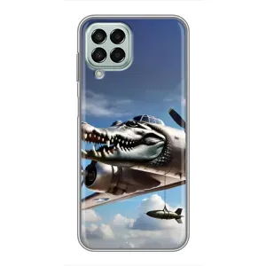 Чехол с мемом Тралалело тралала на Samsung Galaxy M33 (5G) (M336B) (Бомбардиро крокодило)