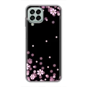 Чохол для Samsung Galaxy M33 (5G) (М336B) - з принтом (Дизайнерські) (AlphaPrint) (Квіти маленькі)