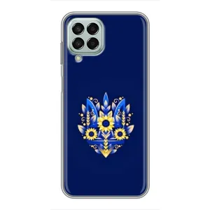 Чехлы для Samsung Galaxy M33 (5G) (M336B) Укр. Символика (AlphaPrint) (Цветочный Герб)