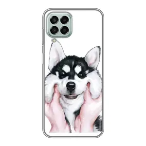 Чехлы с собаками для Samsung Galaxy M33 (5G) (M336B) (VPrint) (Довольный Хаски)