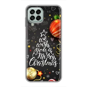 Рождественские Чехлы для Samsung Galaxy M33 (5G) (M336B) (VPrint) (Елочка)