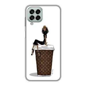 Чехлы Луи Витон для Samsung Galaxy M33 (5G) (M336B) (AlphaPrint - LOUIS VUITTON) (кофе LOUIS VUITTON)