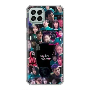Чохол Гра в кальмара для Samsung Galaxy M33 (5G) (M336B) (Колаж Гра кальмара)