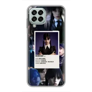Чохли Венсдей на Samsung Galaxy M33 (5G) (M336B) Уенсдей (AlphaPrint) (колаж Венздей)