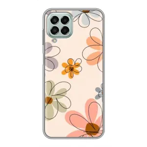 Чохол з квітковим принтом на Samsung Galaxy M33 (5G) (М336B) (Кольорові квіти)