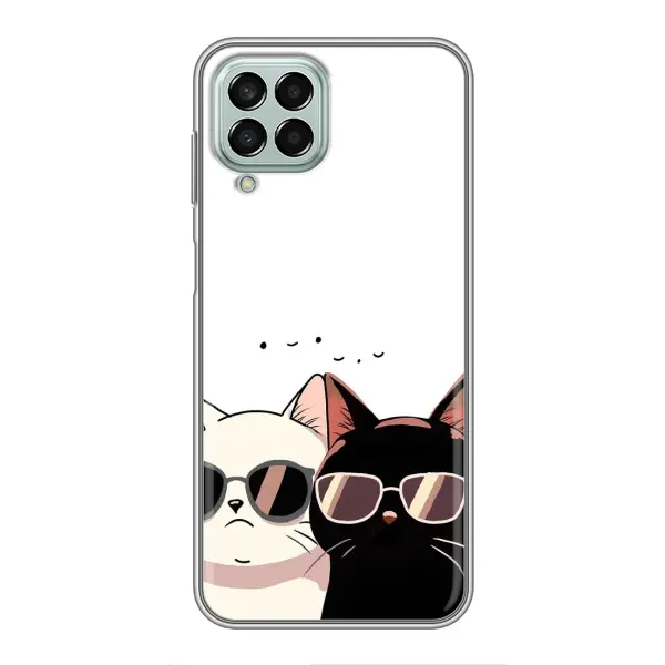 Чохол з принтом «Коти в окулярах» для Samsung Galaxy M33 (5G) (M336B)