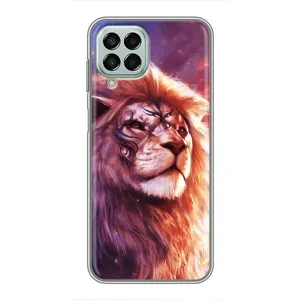 Чехол со Львом для Samsung Galaxy M33 (5G) (M336B) (VPrint) (Красочный Лев)