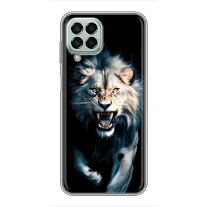 Чехол с картинкой «Хищники» для Samsung Galaxy M33 (5G) (M336B) (Лев в темноте)