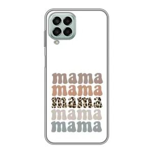 Чехлы для мамы на Samsung Galaxy M33 (5G) (M336B) (Текстовый коллаж мама)