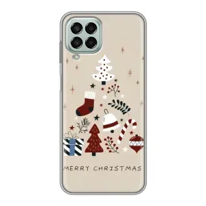 Рождественские Чехлы для Samsung Galaxy M33 (5G) (M336B) (VPrint) (Merry Christmas)
