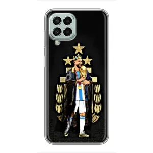 Чохли для Samsung Galaxy M33 (5G) (M336B) (Leo чемпіон) (AlphaPrint) (Мессі Король)