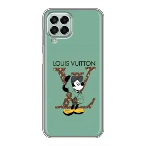 Чехлы Луи Витон для Samsung Galaxy M33 (5G) (M336B) (AlphaPrint - LOUIS VUITTON) (Микки Маус LV)