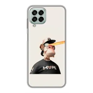 Чехлы с Обезьянами NFT для Samsung Galaxy M33 (5G) (M336B) (AlphaPrint) (обезьяна NFT в очках)
