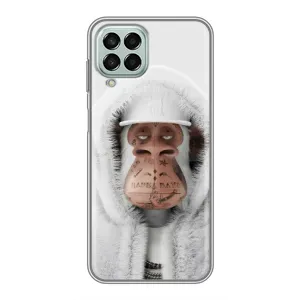 Чехлы с Обезьянами NFT для Samsung Galaxy M33 (5G) (M336B) (AlphaPrint) (обезьяна NFT в тату)