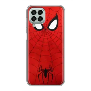 Чехол с человеком пауком для Samsung Galaxy M33 (5G) (M336B) - (AlphaPrint) (Паук (Марвел))