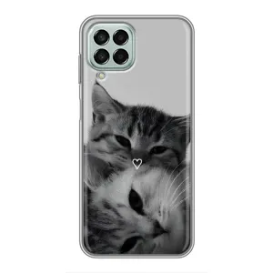 Чехол с рисунком кот на Samsung Galaxy M33 (5G) (M336B) (Пара котов)